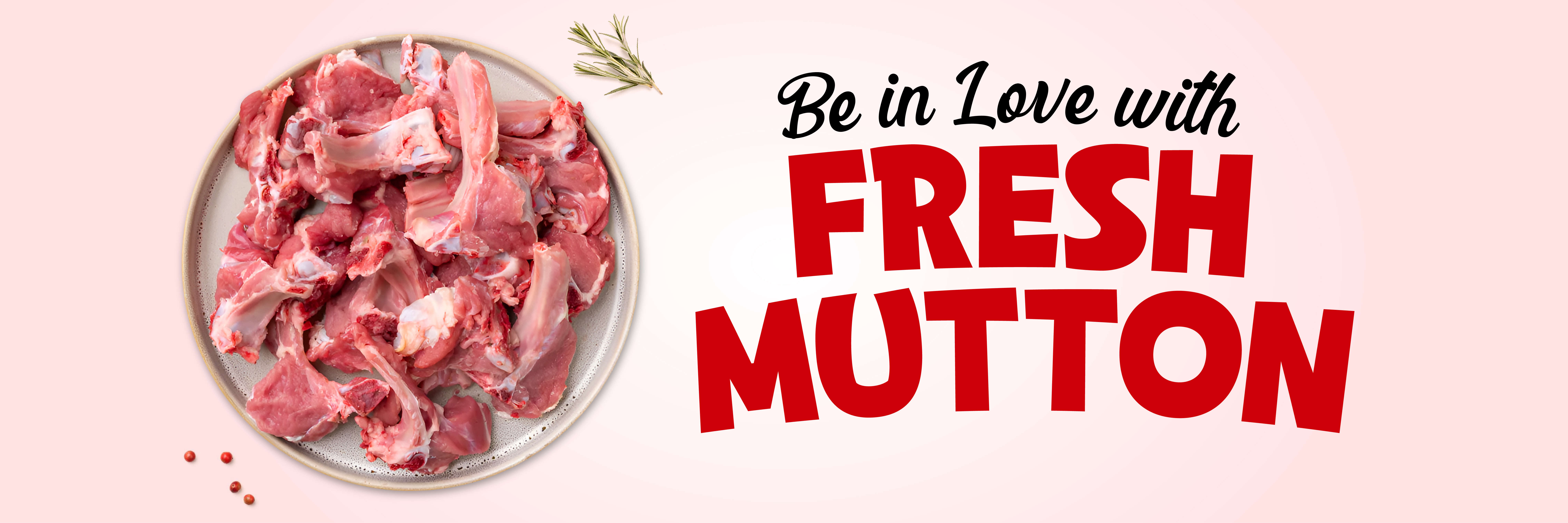 Fresh meat and seafood delivery banner